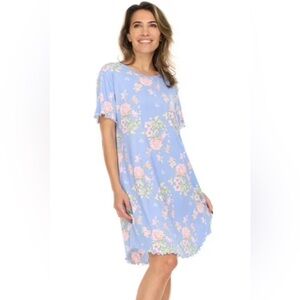 Women’s Short Sleeve Ultra Soft Sleep Dress Size Medium Nightgown New With Tags!